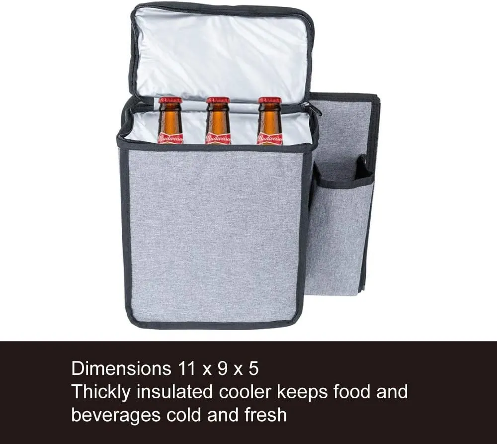 Deluxe Trunk and Backseat Organizer for Medium or large size SUVs & RVs, Detachable Storage Modules with Built-in Cooler, Patent Pending