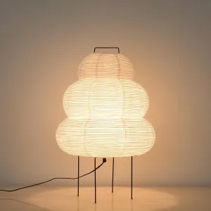 Desk Rice Paper Floor Light,15.75" Nordic Design Floor Lamp,Rice Paper Lantern Bedside Light,Living Room Desk Lamp Bedrooms Paper Desktop Lights