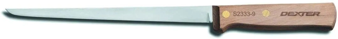 Dexter Outdoors S2333-9PCP Traditional Flexible Fillet Knife with Carbon Steel, 9", Wood