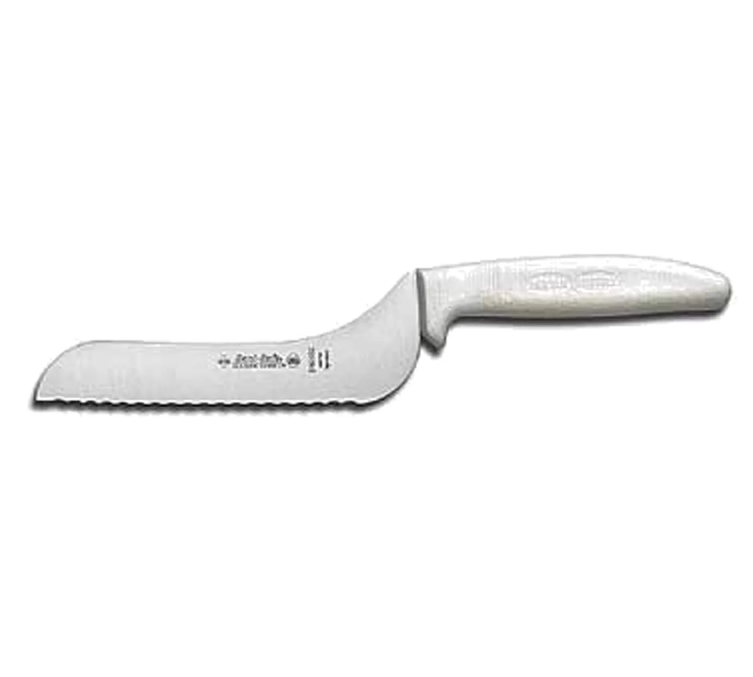 Dexter-Russell 5" Scalloped Offset Slicer, S163-5SC-PCP, SANI-SAFE series