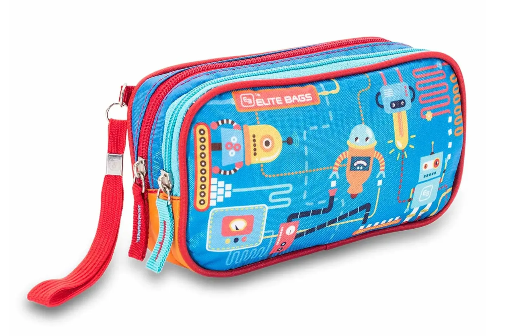 DIAS Kids Diabetes Toiletry Bag for Kids Isothermal Bag Blue with Gel Cool Pack