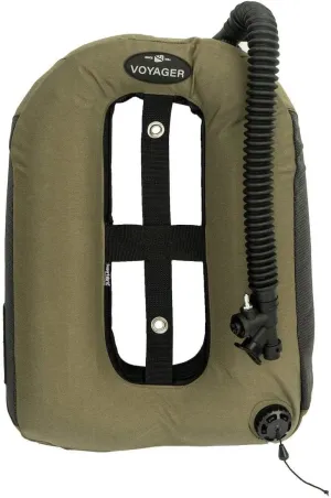 Dive Rite Voyager Wing 16" Inflator with Pull Dump OD Green