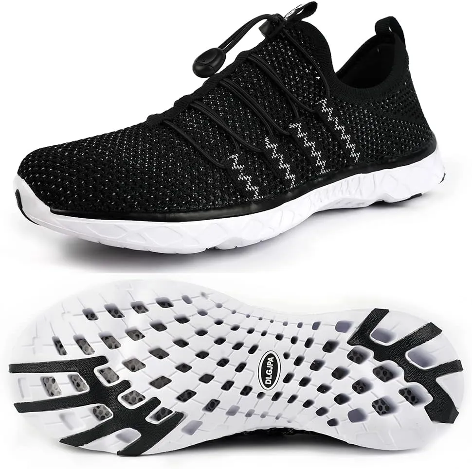 DLGJPA Men's Lightweight Quick Drying Aqua Water Shoes Athletic Sport Walking Shoes