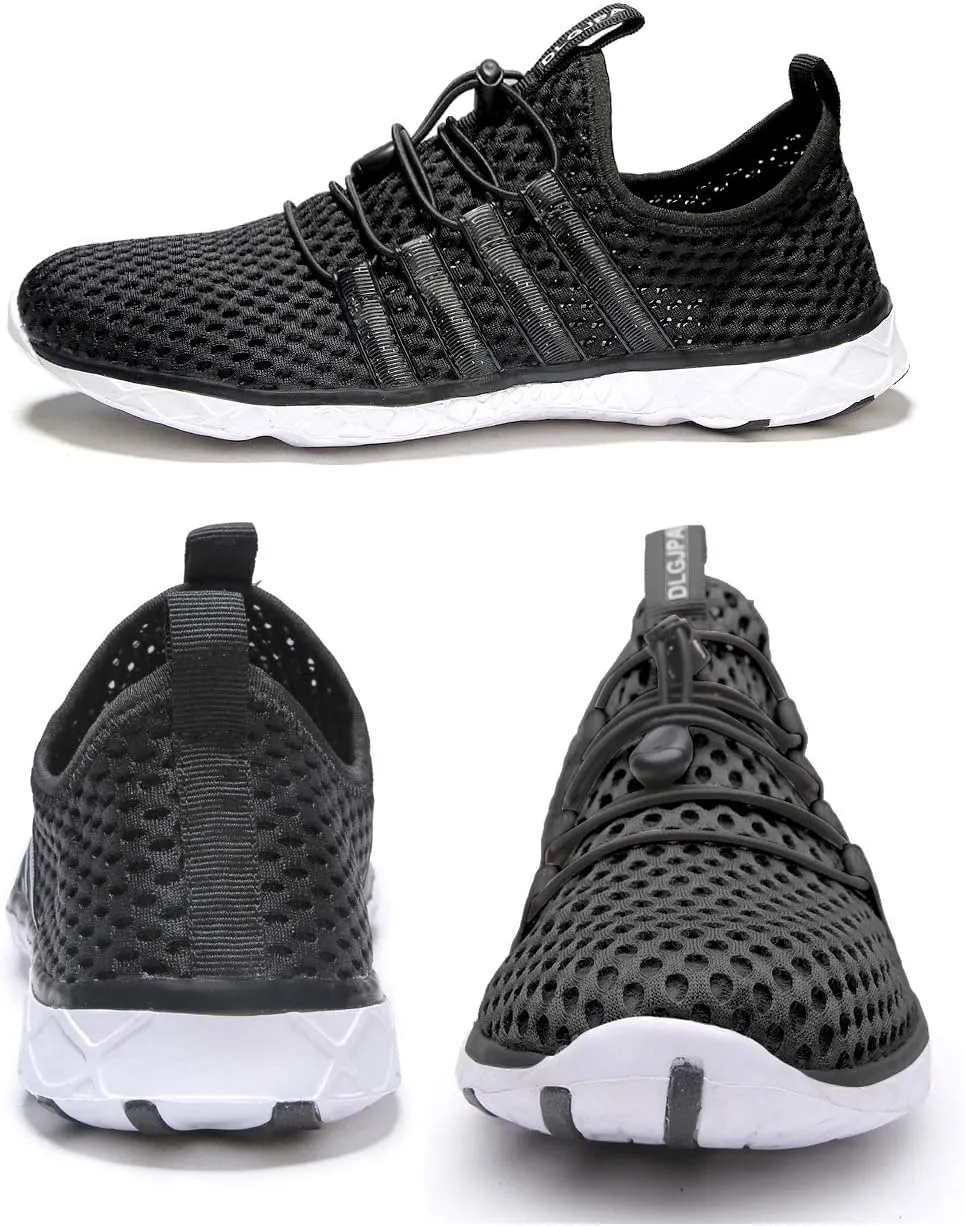 DLGJPA Men's Lightweight Quick Drying Aqua Water Shoes Athletic Sport Walking Shoes