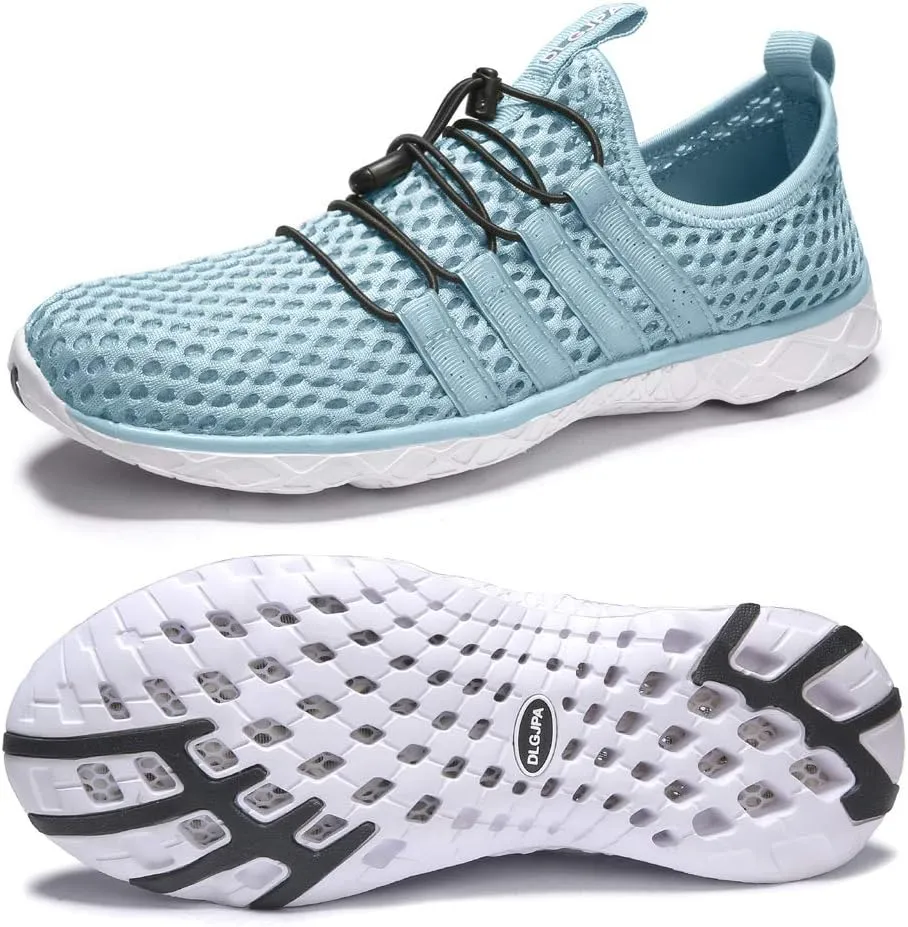 DLGJPA Women's Lightweight Quick Drying Aqua Water Shoes Athletic Sport Walking Shoes