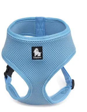 Dog Harness with Steel D Ring - Blue, L