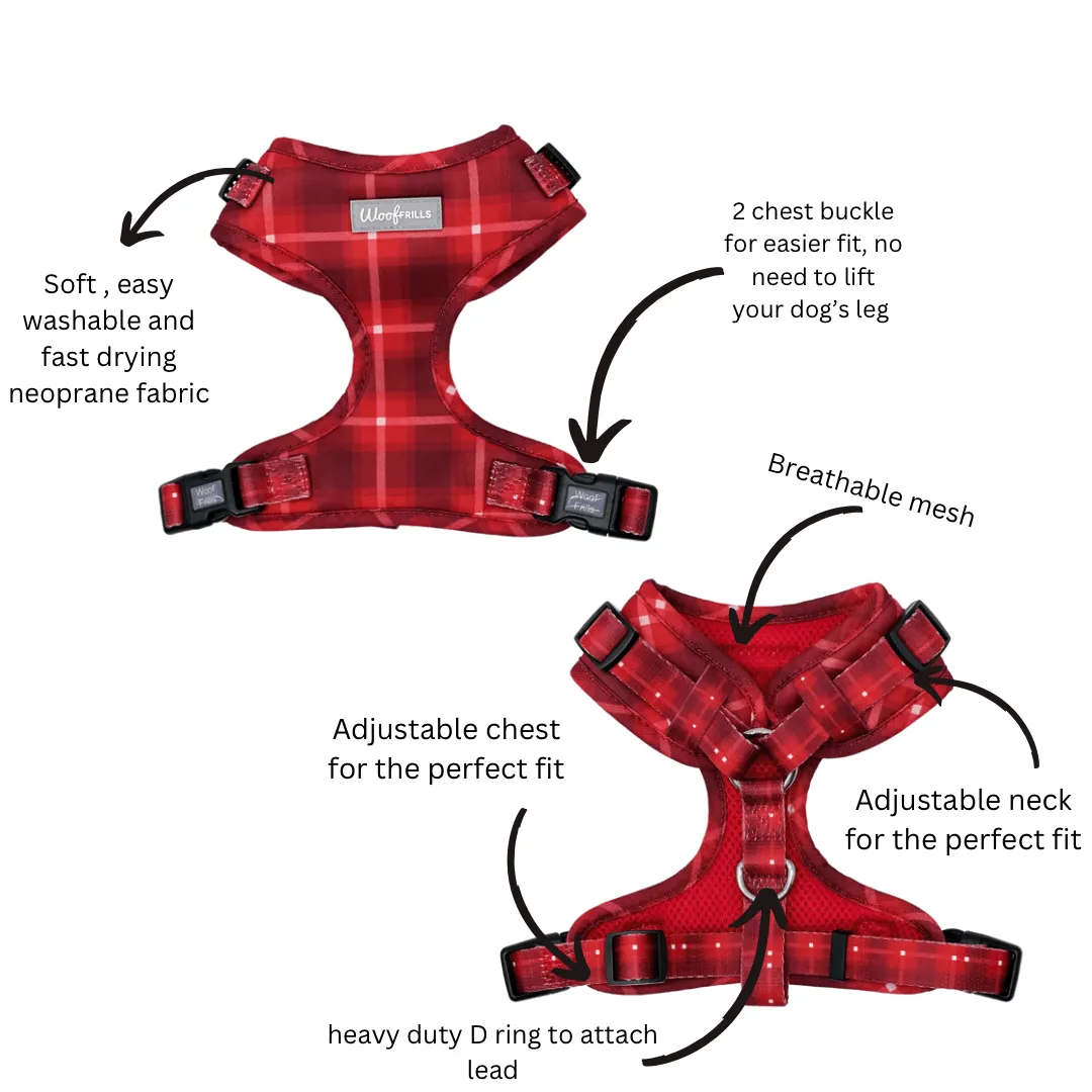 Dog Harness | You plaid me at hello