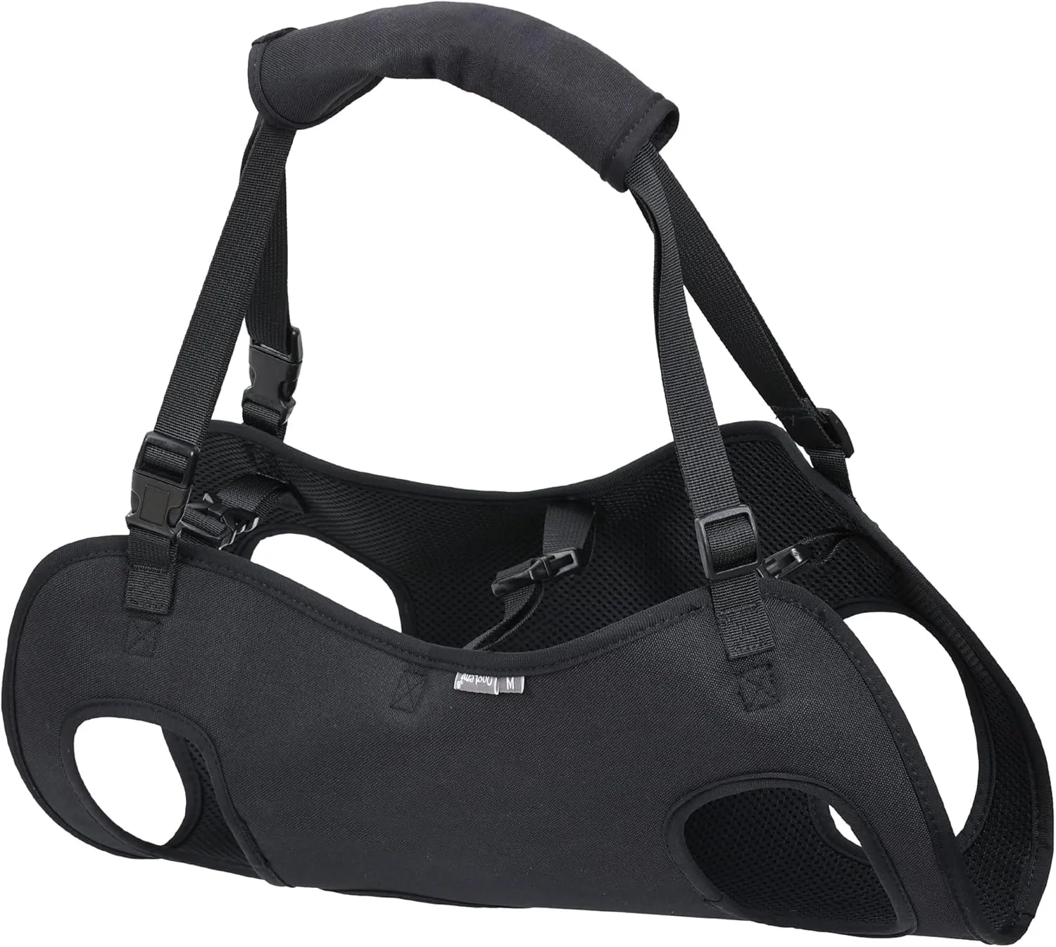 Dog Lift Harness,Full Body Dog Sling Carrier with Handle,Total Body Support for Dogs,Pet Dog Leg Support Sling Adjustable Retractable Breathable Lift Harness (M)