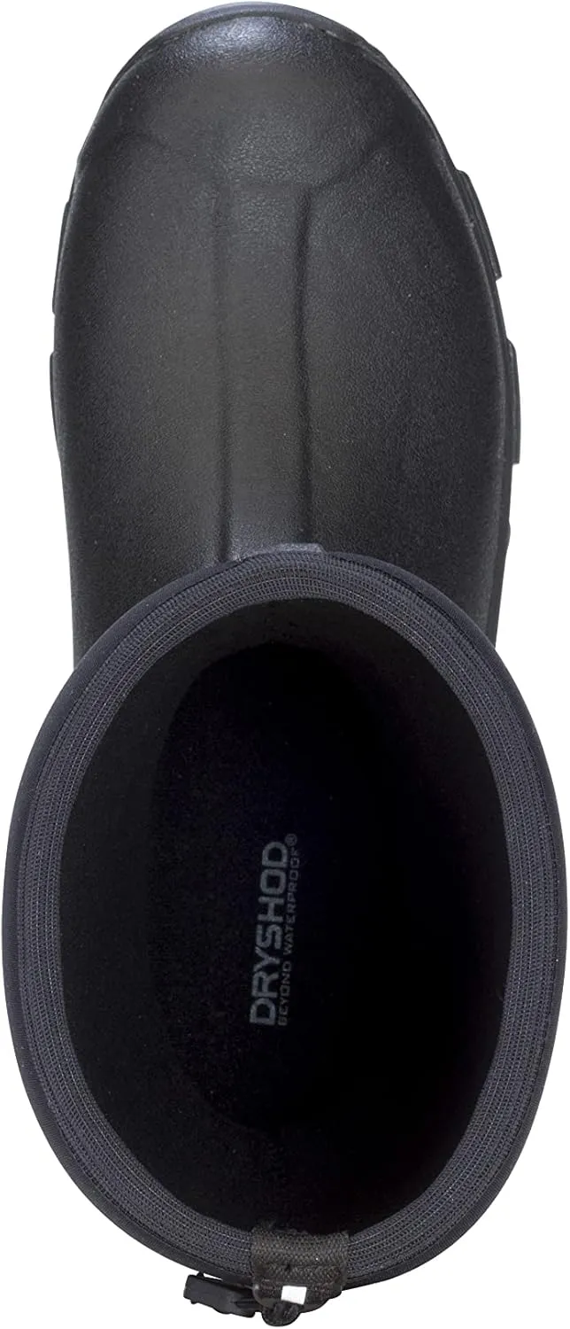 Dryshod Arctic Storm Winter Boot | Mid-Calf Height |Black/Grey | Waterproof | Extreme Cold |Men