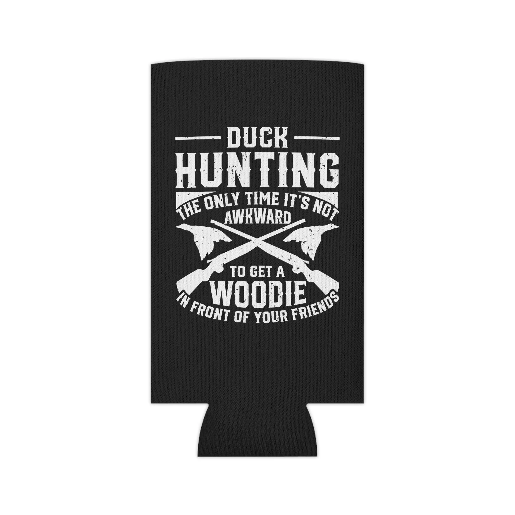 Duck Hunting Funny Can Cooler