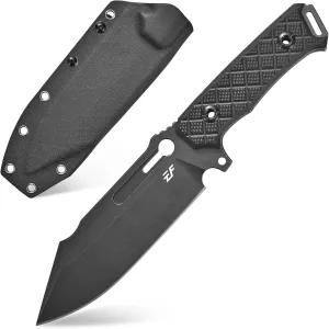 Eafengrow EF157 Fixed Blade Knife Sleipner Stainless Steel Blade Full Tang G10 Handle EDC Straight Knifes for Working Camping Hunting