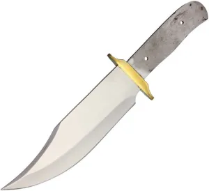 Economy - 13.25" Tyler Bowie Hunter Stainless Clip Point Blade W/Brass Guard