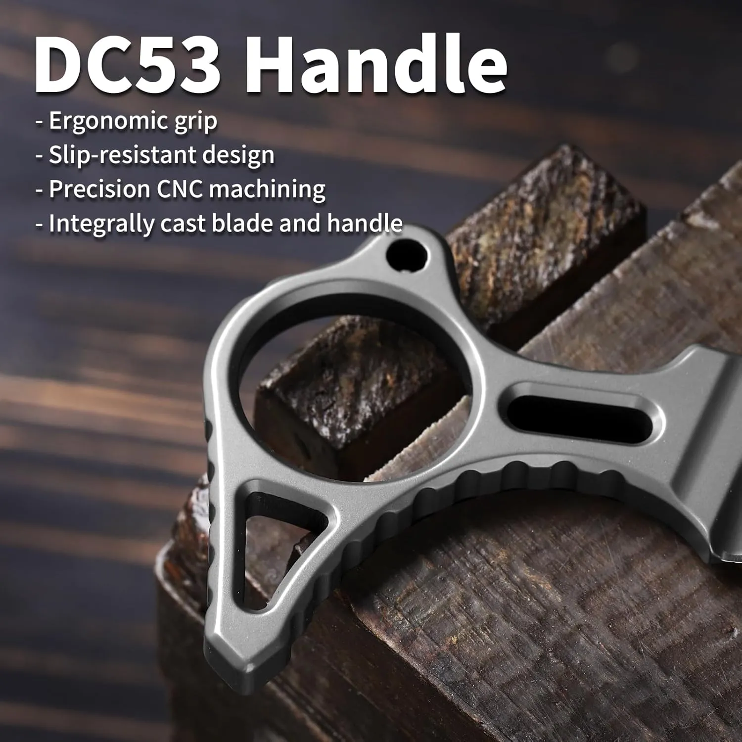 EDC Fixed Blade Knife with Sheath, Camping Knife Fixed Blade 2.2" Outdoor Survival Blade Full Tang Hunting Knives for Men Women IB-04