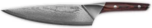 Eva Solo Nordic Kitchen Japanese Style Damascus Chef's Knife With Pakka Wood Handle 20cm Blade
