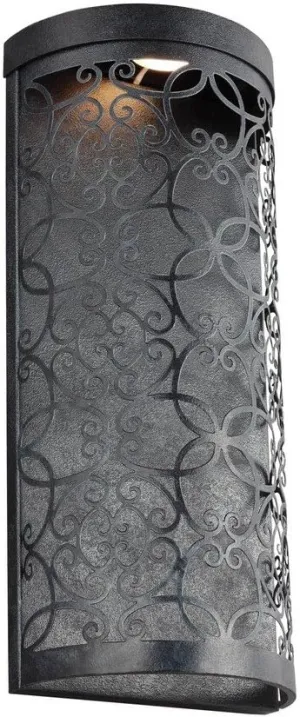 Feiss One Light Lantern Arramore WB1815DWZ-LED Outdoor Wall Sconce, 17" Height