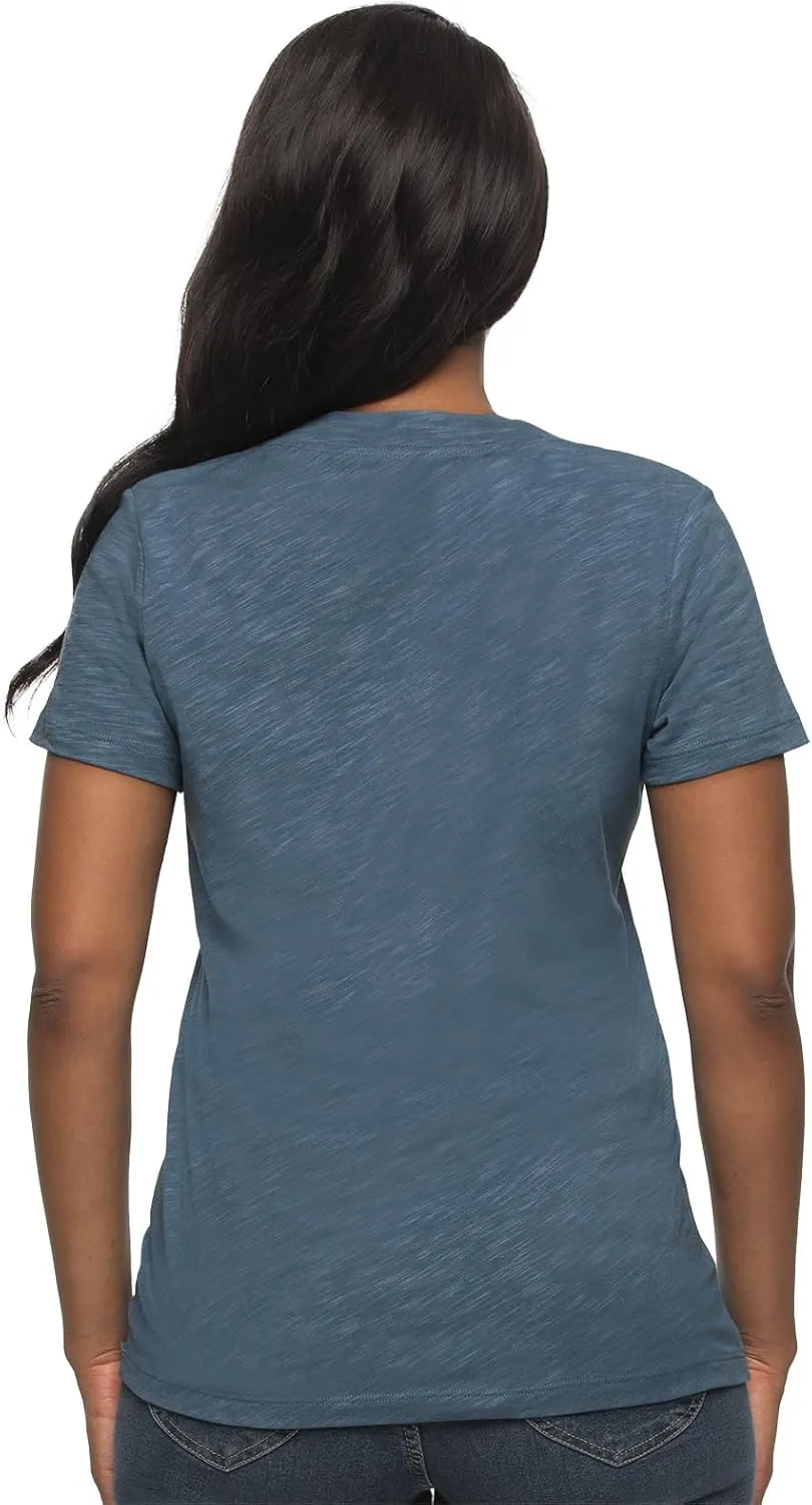 Felina - Women's Slub Jersey V-Neck Tunic - Lightweight Casual Top, Cotton Modal Blend