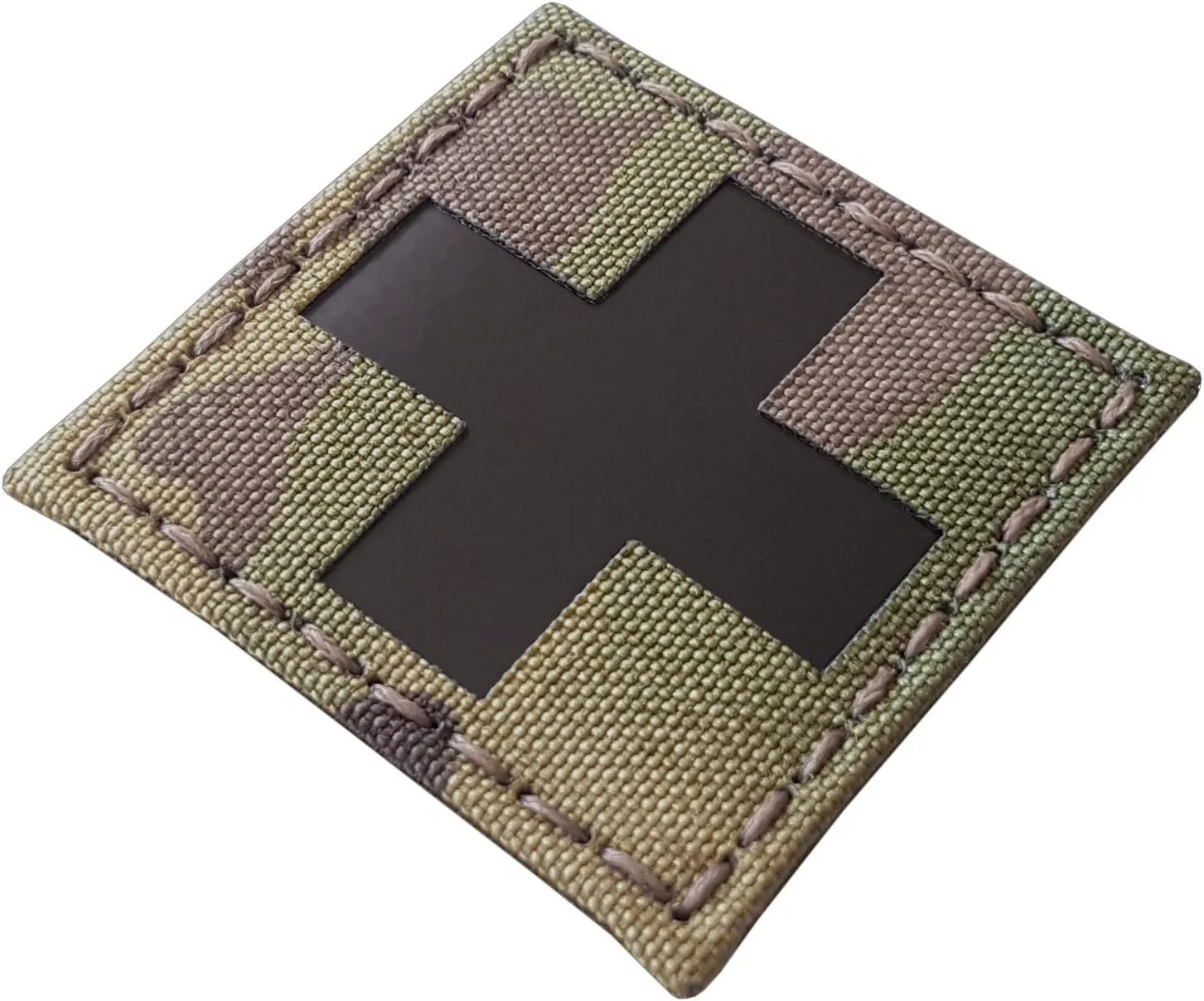 First Aid Kit IFAK IR MED Medical Cross Laser-Cut Patch Compatible with Velcro for Backpacks EMS, Patches for Bags and Tactical Hats (Multicam)