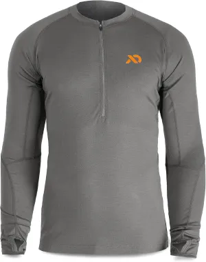 First Lite Men's Wick Quarter Zip - Ultralight Merino Wool Camo Hunting Baselayer