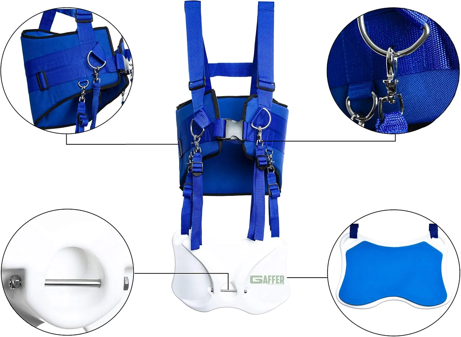 Fishing Belt Shoulder Harness - Offshore Stand Up Fish Fighting Rod Holder
