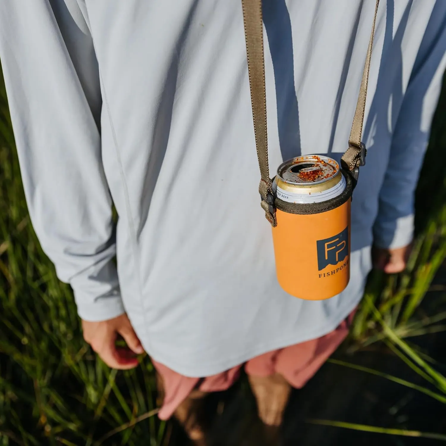 fishpond River Rat 2.0 Insulated Beverage Holder - Eco Cutthroat Orange | 12 oz Fishing Can Cooler Sleeve I Beer Bottle & Soda Can Insulator, Keep Drinks and Beverages Cold