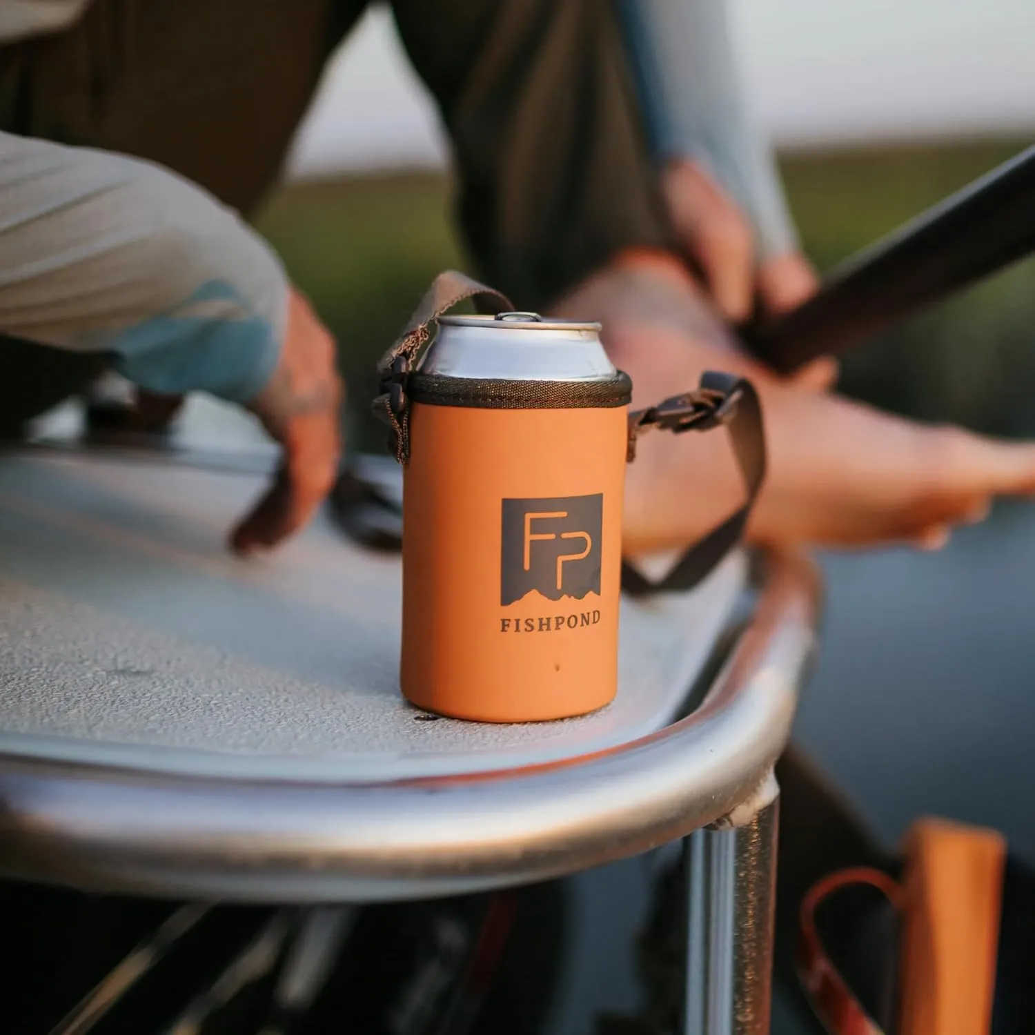 fishpond River Rat 2.0 Insulated Beverage Holder - Eco Cutthroat Orange | 12 oz Fishing Can Cooler Sleeve I Beer Bottle & Soda Can Insulator, Keep Drinks and Beverages Cold