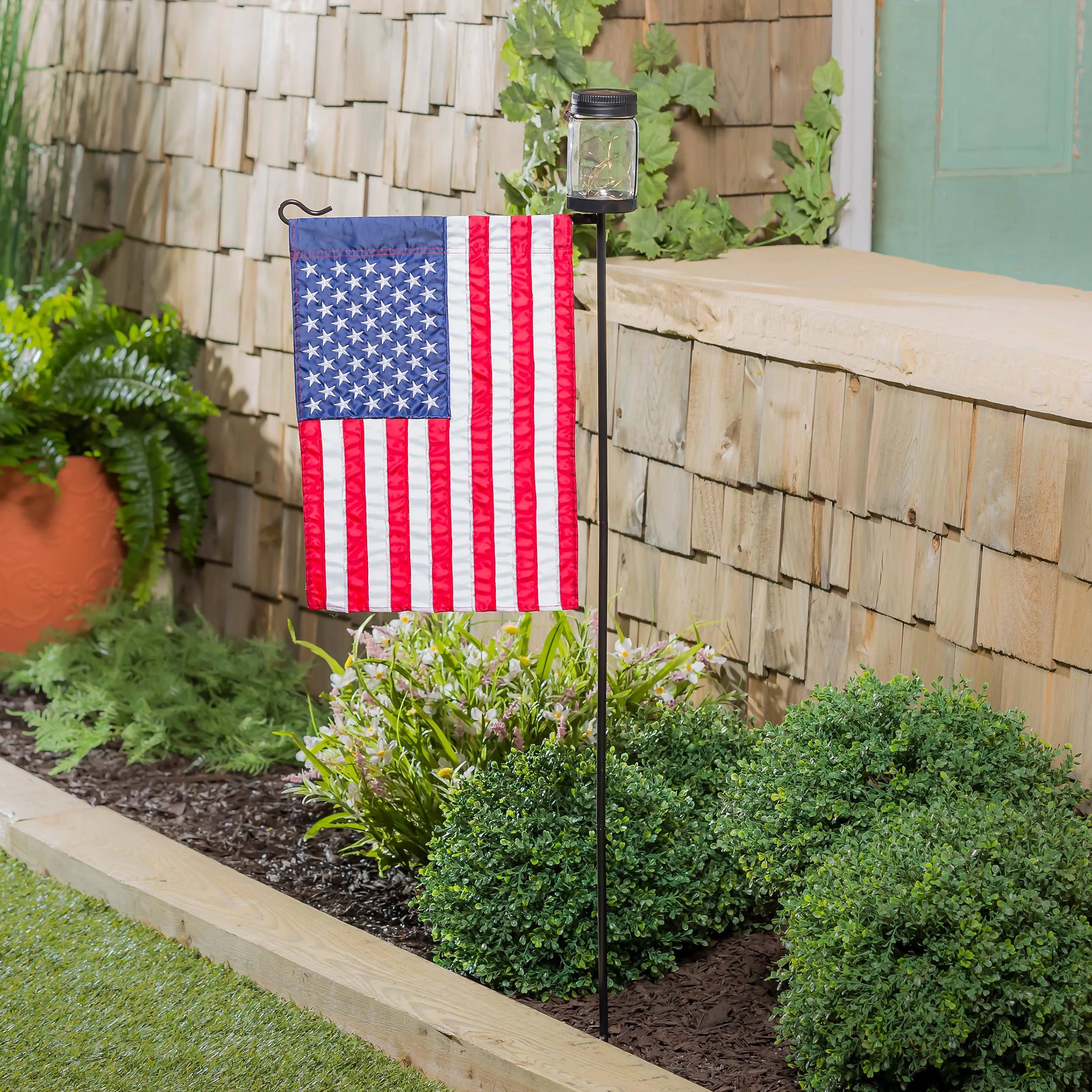 Flag Solar KD Mason Discounted Garden Stand, Jar Exclusive access