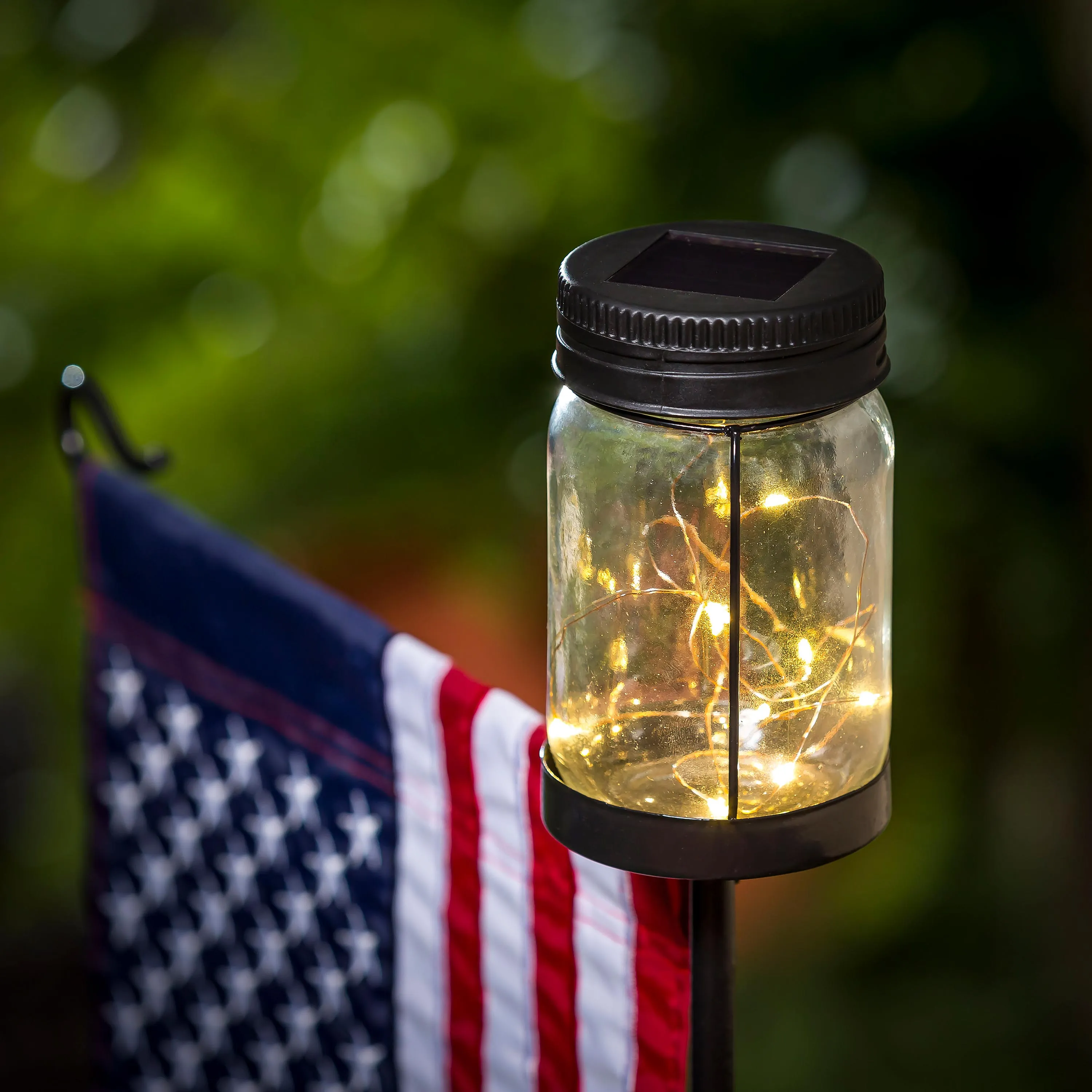 Flag Solar KD Mason Discounted Garden Stand, Jar Exclusive access