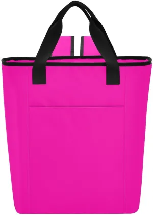 Fluorescent Yellow Electric Lime Cooler Bag 36 Cans Soft Side Coolers Insulated Leakproof Leakproof Cooling Tote Bag for Lunch
