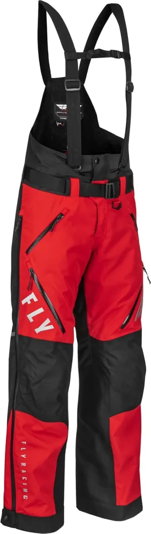 Fly Racing 2023 Carbon Bib (Red/Black, Medium)