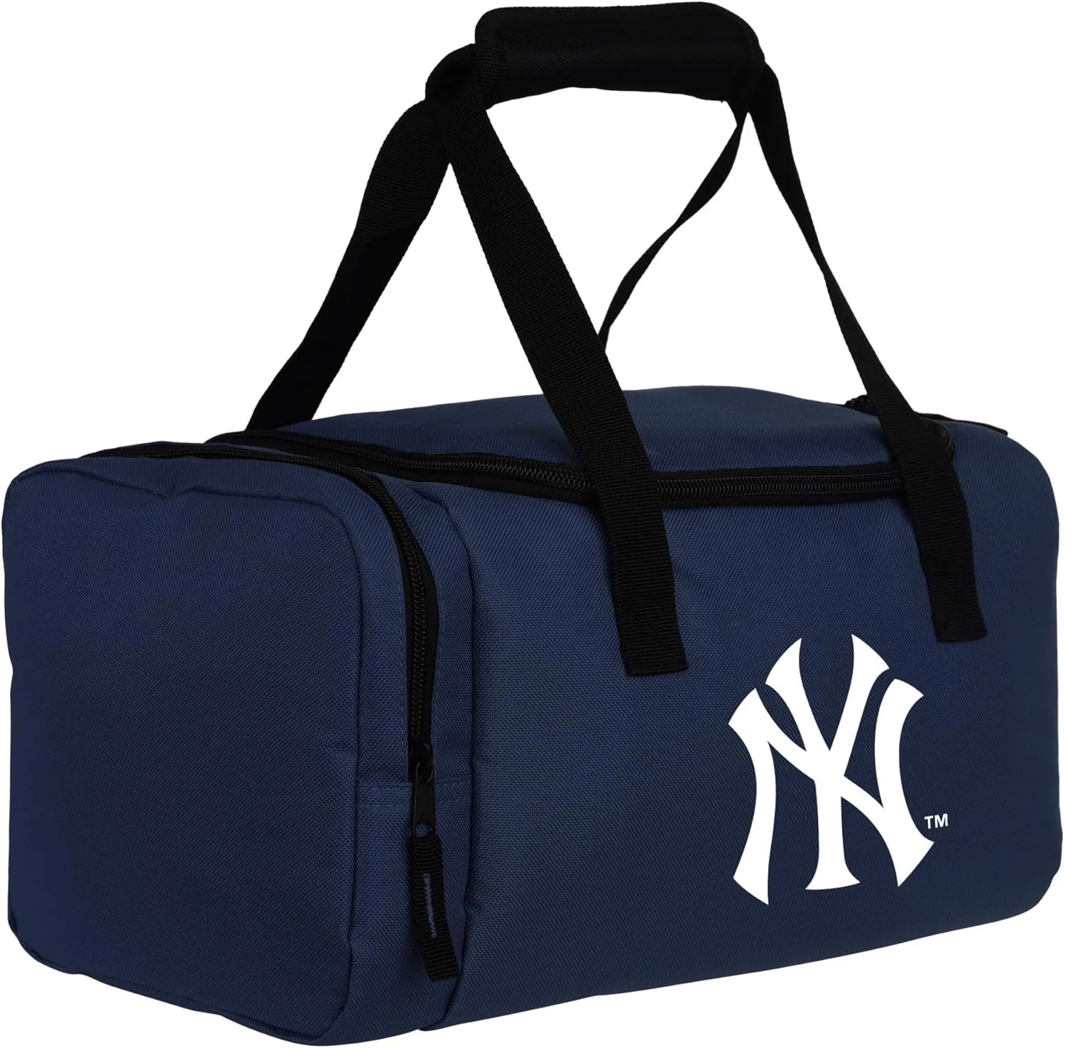 FOCO - MLB Officially Licensed Team Logo Insulated Lunch Box Cooler Duffel Bag with Zippered Side Pocket