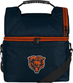 FOCO NFL Unisex-Adult NFL Team Logo Solid Double Compartment Cooler