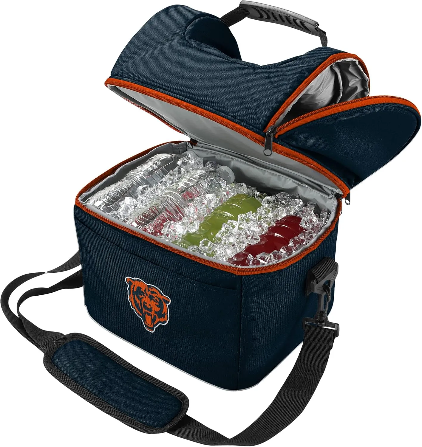 FOCO NFL Unisex-Adult NFL Team Logo Solid Double Compartment Cooler
