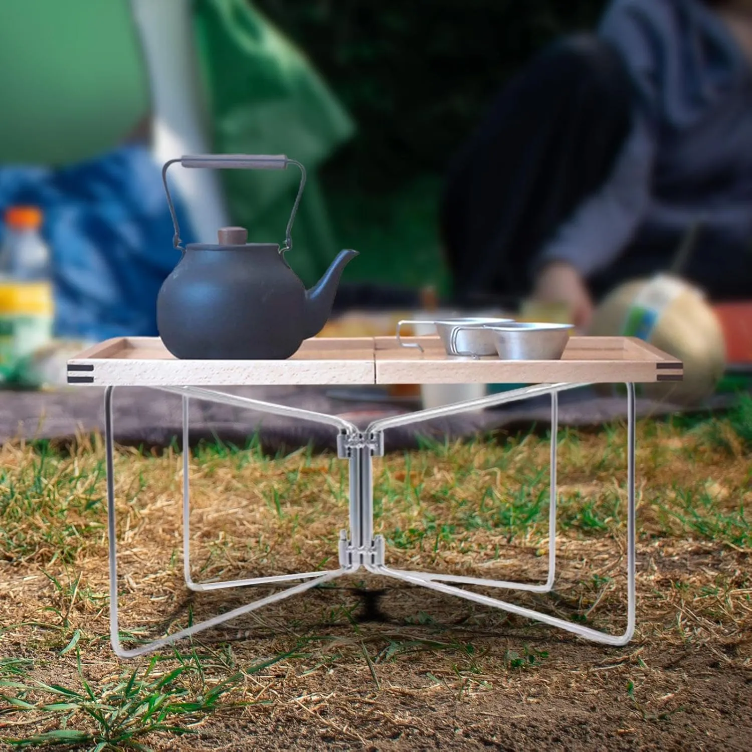 Foldable Cooler Stand Luggage Rack Foldable Fridge Ice Box Holder Universal Stand Cooler for Outdoor, Camping, BBQ, Travel