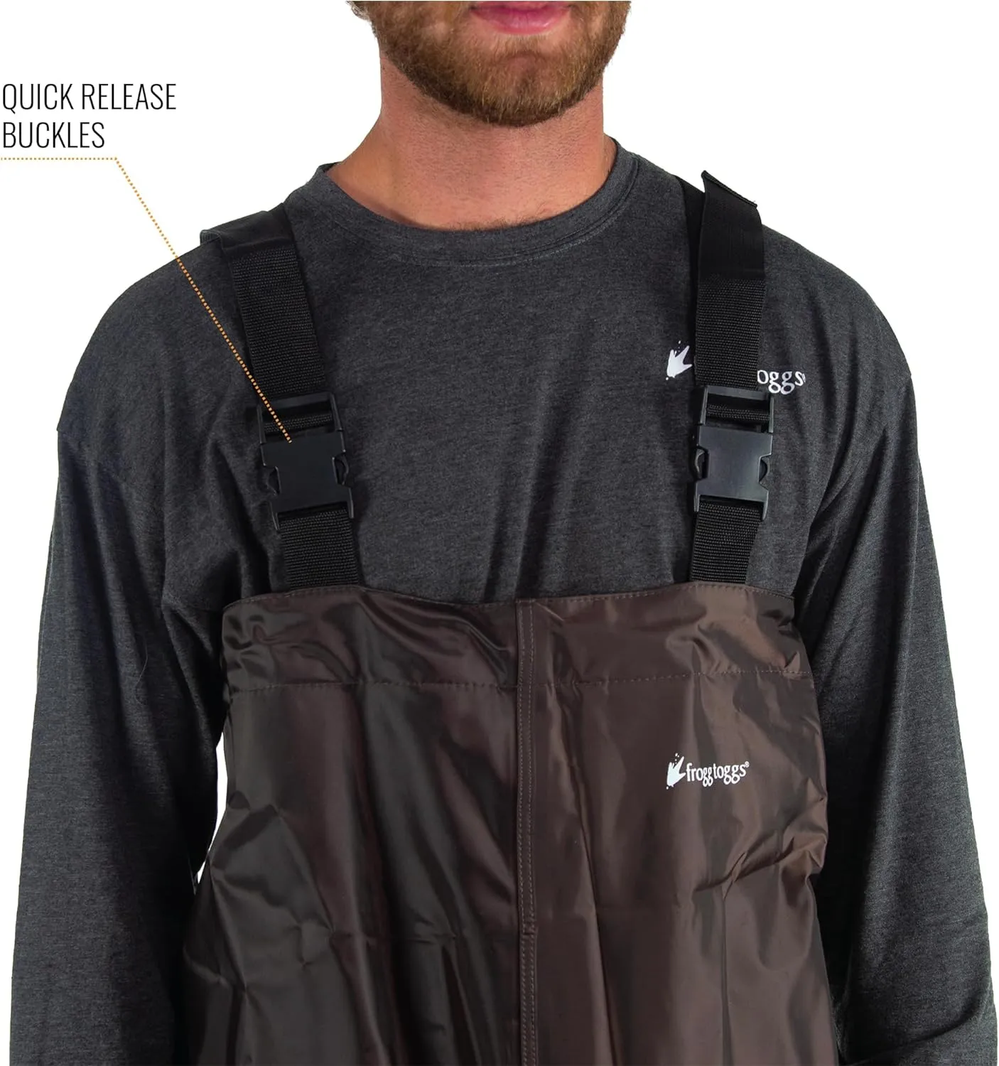 FROGG TOGGS Men's Rana II PVC Waterproof Fishing Boot Foot Chest Wader for Fishing