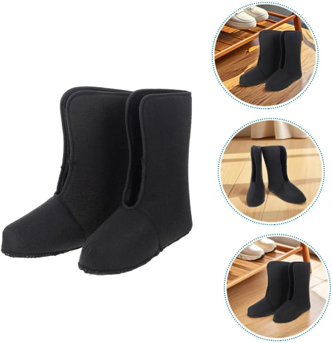 GALPADA Cozy Boot Liners for Men Insulated Winter Snow Boots Liner Warm and Comfortable Detachable Shoe