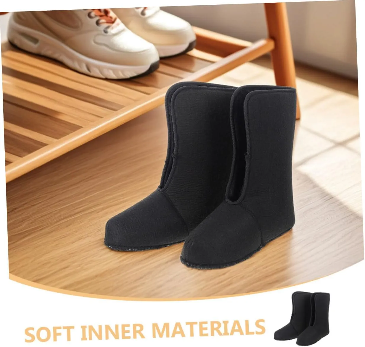 GALPADA Cozy Boot Liners for Men Insulated Winter Snow Boots Liner Warm and Comfortable Detachable Shoe