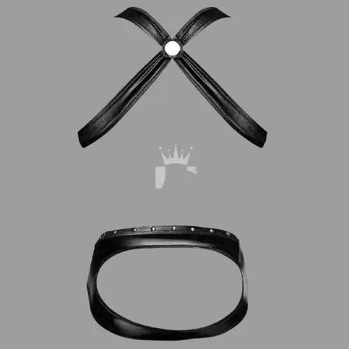 Genuine Leather Body Harness With Jockstrap