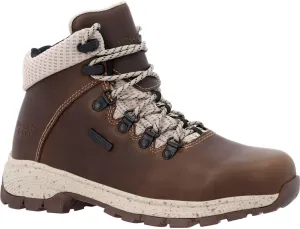 Georgia Boot Eagle Trail Women's Alloy Toe Waterproof Hiker, Brown, Size 8(W)