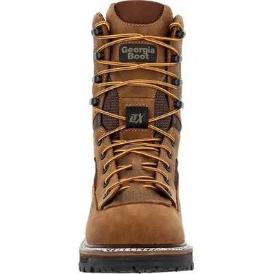 Georgia Men's LTX Logger 9" Composite Toe Waterproof Work Boot- Brown- GB00669
