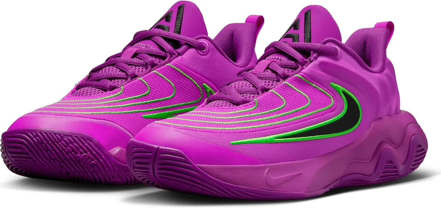 Giannis Immortality 4 Big Kids' Basketball Shoes (FZ6734-501, Bold Berry/Green Strike/Hyper Violet/Black)