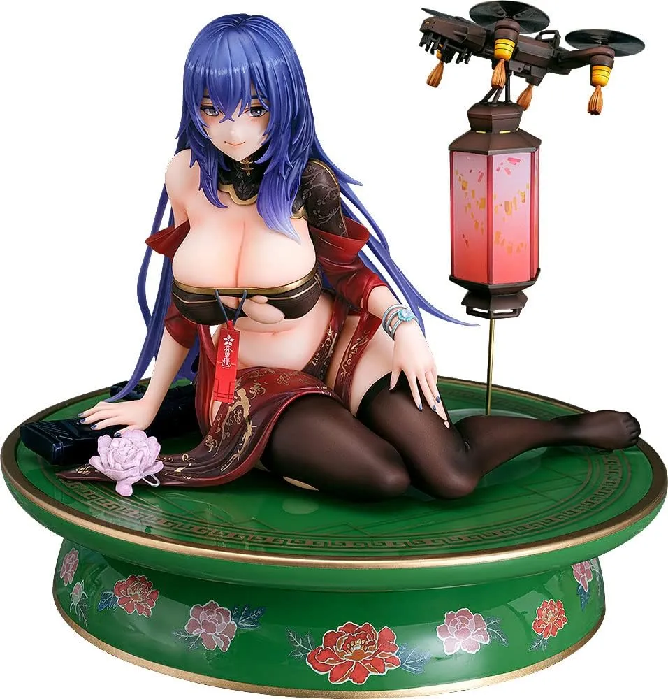 Girls’ Frontline: DP-12 Echeveria Lantern -Crimson- 1:6 Scale PVC Figure