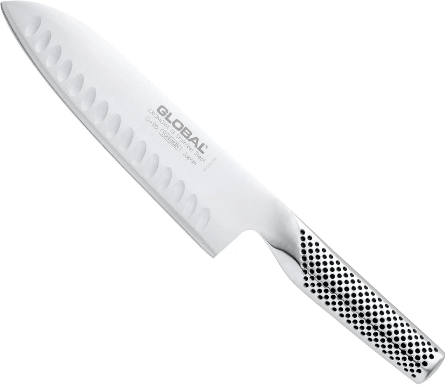 Global 7" Hollow Ground Santoku Knife G 80
