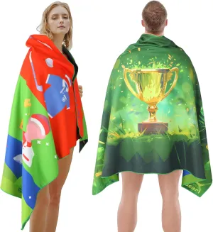 Golf Microfiber Beach Towel Golf Team Gifts Golf Gifts Travel Towel Cool Golf Stuff Best Golf Tournament Golf Essentials Golf Items Lightweight Bath Towel RED Color