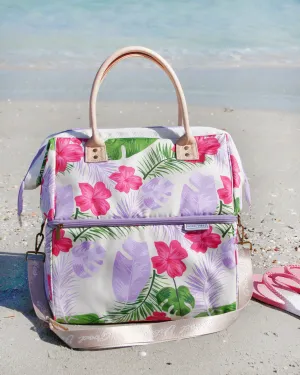 Good Vibes™ Premium Insulated Picnic Cooler Bag, Carry Handles, 2 Separate Compartments, Holds 24  Cans - Hawaiian Shore