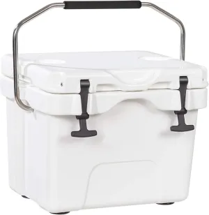 Goplus 16 Quart Cooler, 24-Can Capacity Ice Chest with 2 Cup Holders, 3-5 Days Ice Retention, Portable Insulated Ice Box for Camping, Fishing Outdoor Activities