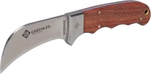 Greenlee Fixed Blade Knife, Hawk Bill, 10.8 In, Brwn