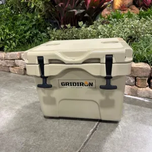 Gridirion 16QT Triple Insulated Cooler with Double Latch Security and Stainless Steel Handle