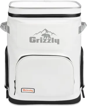 Grizzly Drifter 24 Backpack Cooler, Insulated Backpack for Beach Boat Camping Fishing Hunting, 24- Quart Capacity