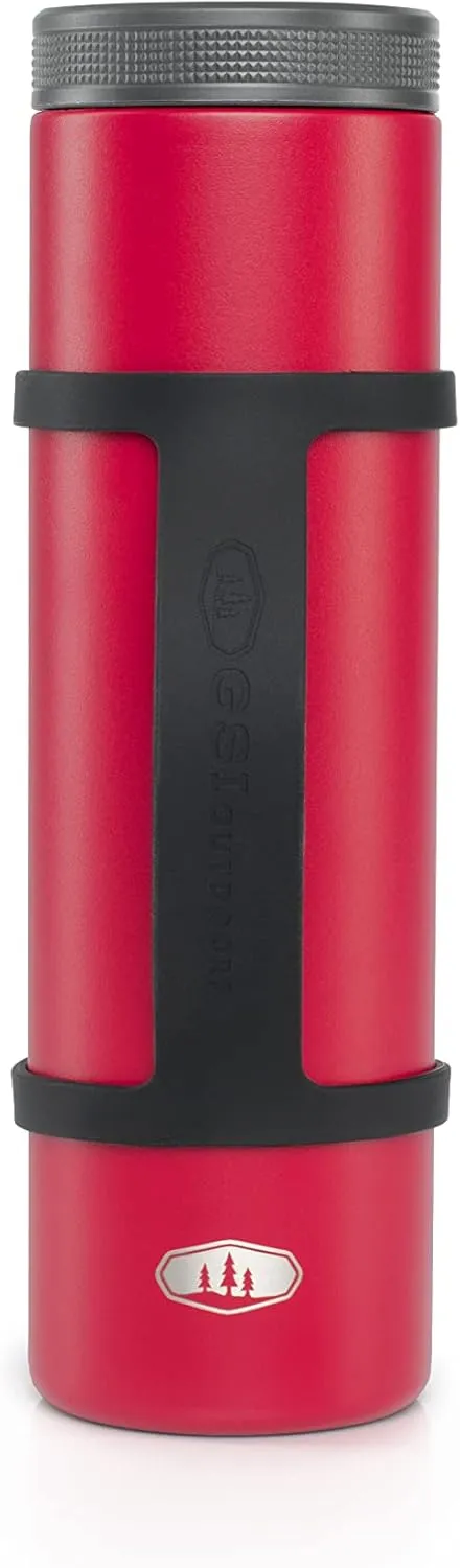 GSI Outdoors 2 Can Cooler, Double Insulated Tube I Fits 2 x 12 oz. Beer & Soda Cans for Travel