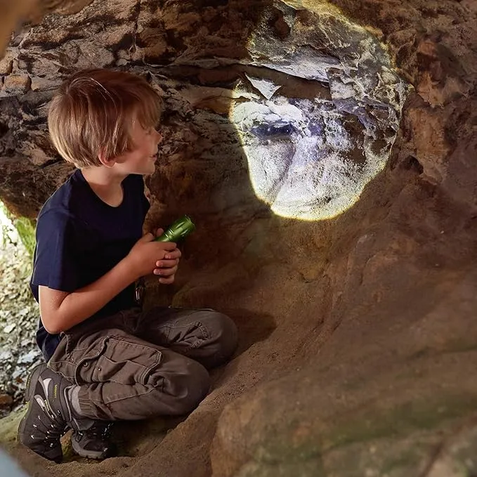 HABA Terra kids 4-Way Flashlight with Carabiner Clip